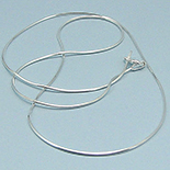 Lant argint lucios 44 cm/1 mm - LT62A Lant argint lucios 44 cm/1 mm - LT62A