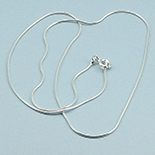 Lant argint cilindric lucios 50 cm/1 mm - LT64 Lant argint cilindric lucios 50 cm/1 mm - LT64