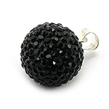 Pandantiv argint cu cristale/1.2 cm - PF769 Pandantiv argint cu cristale/1.2 cm - PF769