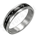 Inel inox indragostiti cu mesaj - IF424 Inel inox indragostiti cu mesaj - IF424