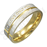 Inel inox "love only you" - IF406 Inel inox "love only you" - IF406