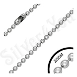 Lant inox militar 60 cm/2 mm - LF805 Lant inox militar 60 cm/2 mm - LF805