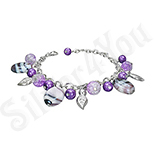 Bratara fashion cu margele mov - BF1149 Bratara fashion cu margele mov - BF1149