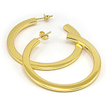 Cercei argint aurit/3.6 cm diametru - CF158 Cercei argint aurit/3.6 cm diametru - CF158