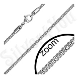 Lant inox tip piele de sarpe 40 cm, 45 cm si 50 cm/2.2 - BR6326 Lant inox tip piele de sarpe 40 cm, 45 cm si 50 cm/2.2 - BR6326