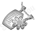 Set pandantive indragostiti floare - PK1065