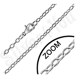 Lant inox zale 55 cm/2.3 mm - BM217 Lant inox zale 55 cm/2.3 mm - BM217
