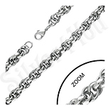 Lant inox zale rotunde intretesute 8 mm/60 cm - PK2184 Lant inox zale rotunde intretesute 8 mm/60 cm - PK2184