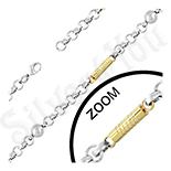 Lant inox aurit 8 mm/55 cm - PK1794 Lant inox aurit 8 mm/55 cm - PK1794