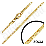 Lant inox aurit 2 mm/45 cm - PK1795 Lant inox aurit 2 mm/45 cm - PK1795