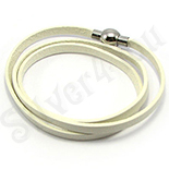 Bratara piele si inox - BR6047 Bratara piele si inox - BR6047