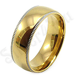 Verigheta inox aurit/8 mm - BR6040 Verigheta inox aurit/8 mm - BR6040