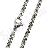 Lant inox model impletit - 60 cm/2 mm - BR6188 Lant inox model impletit - 60 cm/2 mm - BR6188