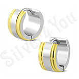 Cercei inox in 2 culori - ST107 Cercei inox in 2 culori - ST107