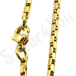 Lant inox aurit tip piele de sarpe superb 56 cm/3.3 mm - LR213 Lant inox aurit tip piele de sarpe superb 56 cm/3.3 mm - LR213