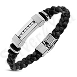 Bratara inox si piele - LR5098 Bratara inox si piele - LR5098
