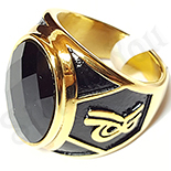 Ghiul cu zircon negru multifatetat si model - LR344 Ghiul cu zircon negru multifatetat si model - LR344