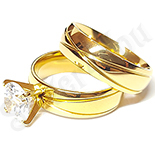 Set verigheta si inel inox cu zirconii albe - BR6139A Set verigheta si inel inox cu zirconii albe - BR6139A
