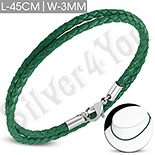 Bratara/Colier piele verde - PK6043 Bratara/Colier piele verde - PK6043